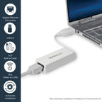 StarTech.com USB31000SW network card Ethernet 5000 Mbit/s