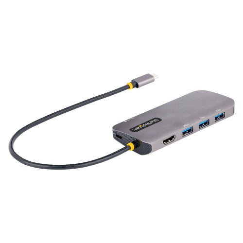 StarTech.com 127B-USBC-MULTIPORT laptop dock/port replicator Wired USB 3.2 Gen 1 (3.1 Gen 1) Type-C Gray