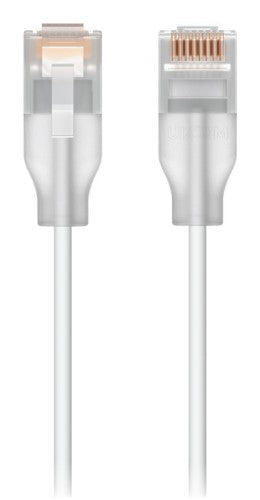 Ubiquiti UACC-Cable-Patch-EL-5M-W networking cable Translucent, White 196.9" (5 m) Cat6