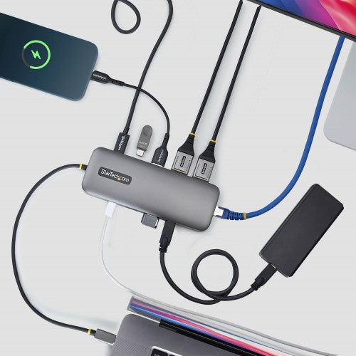 StarTech.com 189B-USBC-MULTIPORT laptop dock/port replicator Wired USB 3.2 Gen 1 (3.1 Gen 1) Type-C Gray