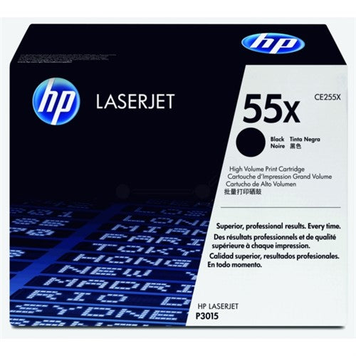 CE255X (55X) Toner black, 12.5K pages