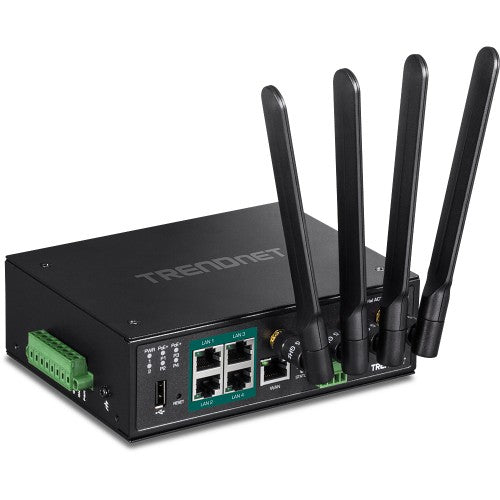 Trendnet TI-WP100 wireless router Gigabit Ethernet Dual-band (2.4 GHz / 5 GHz) Black