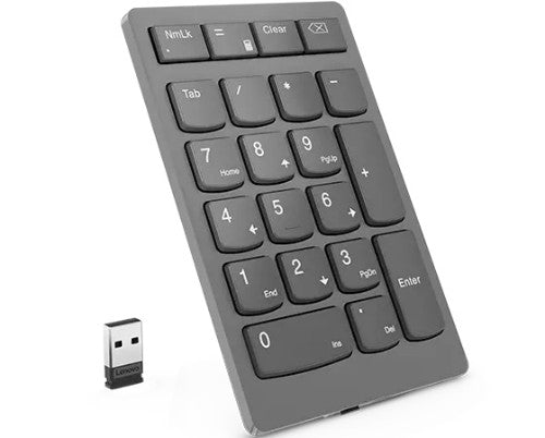 Lenovo 4Y41C33791 numeric keypad Universal RF Wireless Gray
