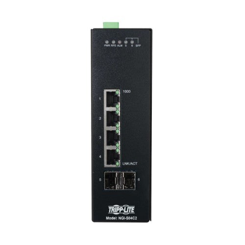 Tripp Lite NGI-S04C2 network switch Unmanaged Gigabit Ethernet (10/100/1000) Black