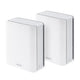 ASUS ZenWiFi BT10 (2pk) Tri-band (2.4 GHz / 5 GHz / 6 GHz) Wi-Fi 7 (802.11be) White 3 Internal
