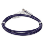 AddOn Networks ADD-7FSLCAT6A-PE networking cable Purple 83.9" (2.13 m) Cat6a U/UTP (UTP)