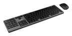 Adesso WKB-7300CB keyboard Mouse included Home/Office RF Wireless QWERTY US English Black, Gray