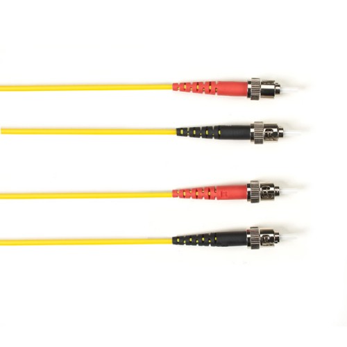 Black Box FOCMRSM-015M-STST-YL fiber optic cable 590.6" (15 m) ST OFNR OS2 Yellow