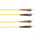 Black Box FOCMRSM-015M-STST-YL fiber optic cable 590.6" (15 m) ST OFNR OS2 Yellow