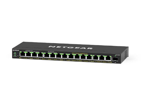 NETGEAR GS316EP Managed Gigabit Ethernet (10/100/1000) Power over Ethernet (PoE) Black