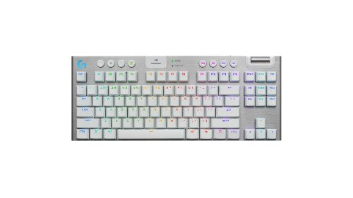 Logitech G 920-012732 keyboard Gaming RF Wireless + Bluetooth QWERTY English White
