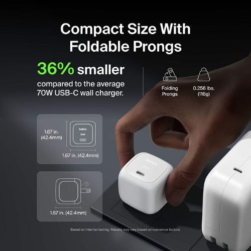 Belkin BoostCharge Laptop, Smartphone, Tablet, Portable gaming console White AC Fast charging Indoor