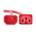 Eaton P018-010-ARD power cable Red 122" (3.1 m) C14 coupler C15 coupler