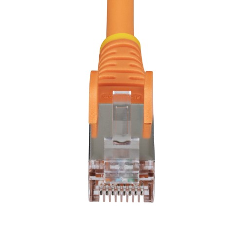 StarTech.com NLOR-2F-CAT6A-PATCH networking cable Orange 23.6" (0.6 m) S/FTP (S-STP) Round