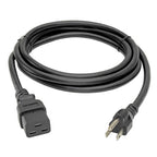 Tripp Lite P034-010 power cable Black 120.1" (3.05 m) C19 coupler NEMA 5-15P