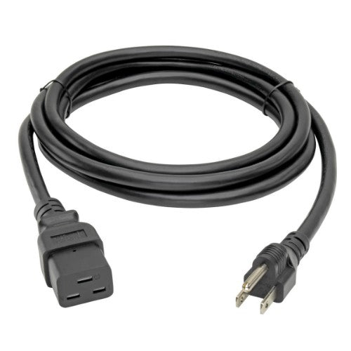 Tripp Lite P034-010 power cable Black 120.1" (3.05 m) C19 coupler NEMA 5-15P