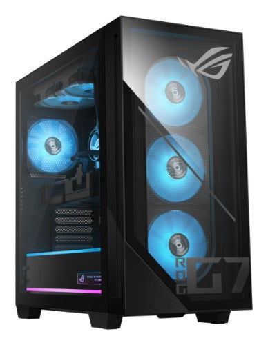 ASUS ROG G700 GM700TZ-PS787 AMD Ryzen™ 7 9800X3D 32 GB DDR5-SDRAM 2 TB SSD NVIDIA GeForce RTX 5080 Windows 11 Home Tower PC Black