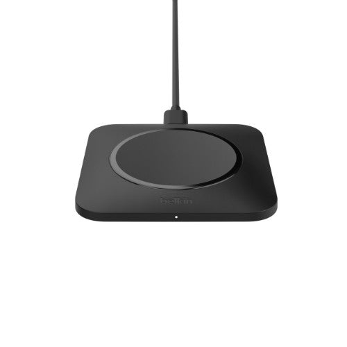 Belkin BoostCharge Pro Headphones, Smartphone Black USB Wireless charging Fast charging Indoor