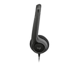 Logitech 981-000014 headphones/headset Wired Head-band Office/Call center USB Type-A Black