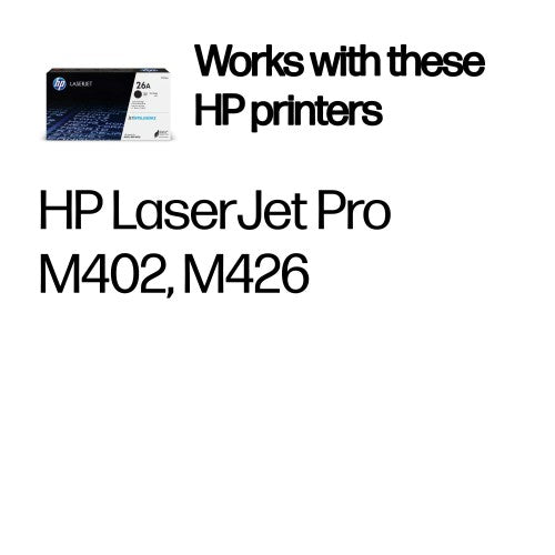 CF226A (26A) Toner black, 3.1K pages