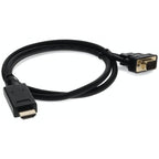 AddOn Networks HDMI2VGAMM6 video cable adapter 72" (1.83 m) HDMI Type A (Standard) VGA (D-Sub) Black