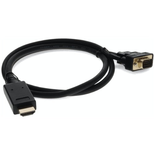 AddOn Networks HDMI2VGAMM6 video cable adapter 72" (1.83 m) HDMI Type A (Standard) VGA (D-Sub) Black