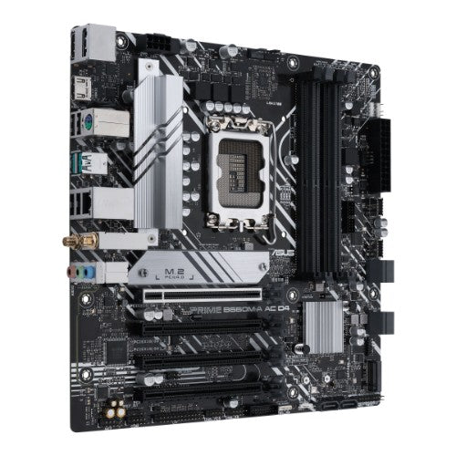 ASUS PRIME B660M-A AC D4 motherboard Intel B660 LGA 1700 micro ATX
