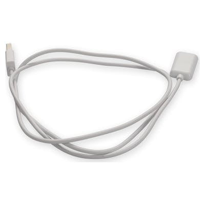 AddOn Networks USBEXTAB3MMFW USB cable USB 2.0 118.1" (3 m) USB A USB B White