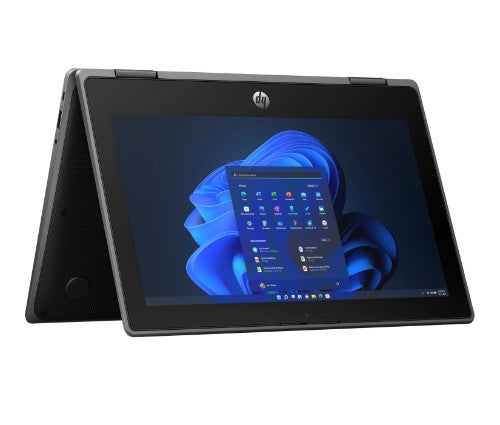 HP Fortis Flip G1i Intel® N N250 Hybrid (2-in-1) 11.6" Touchscreen HD 4 GB LPDDR5-SDRAM 128 GB UFS Wi-Fi 6E (802.11ax) Windows 11 Pro Black
