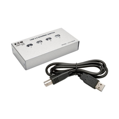 Tripp Lite U215-004-R interface hub USB 2.0 480 Mbit/s Silver