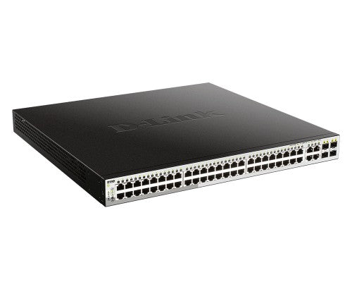 D-Link DGS-1210-52MP network switch Managed L2 Gigabit Ethernet (10/100/1000) 1U Black