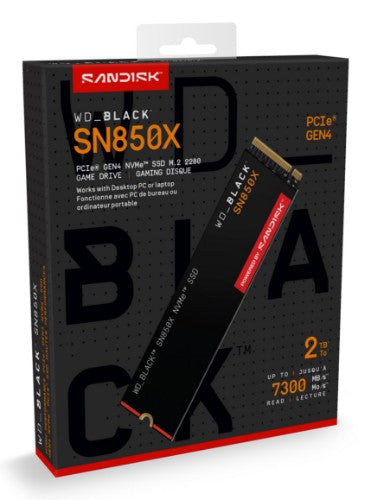 Western Digital Black WD_BLACK SN850X NVMe 2 TB M.2 PCI Express 4.0