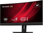 Viewsonic VG3456C computer monitor 34" 3440 x 1440 pixels UltraWide Quad HD LED Black