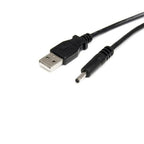 StarTech.com USB2TYPEH power cable Black 35.4" (0.9 m) USB A Barrel type H