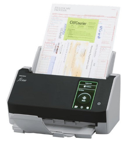 Ricoh FI-8040 ADF + Manual feed scanner 600 x 600 DPI A4 Black, Gray