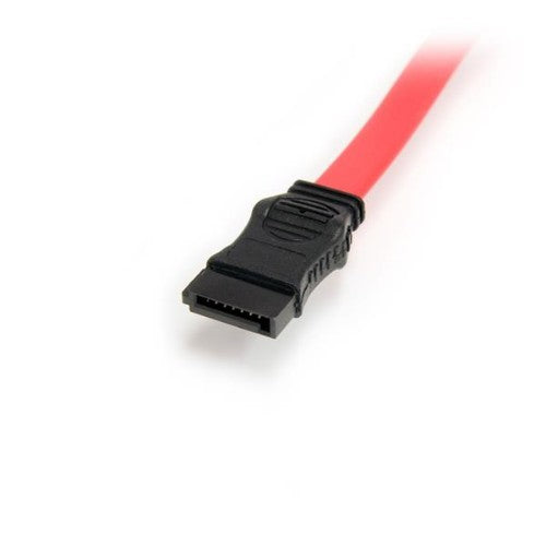 StarTech.com SLSATAF20 SATA cable 20" (0.508 m) SATA 13-pin SATA 7-pin + Molex (4-pin) Red