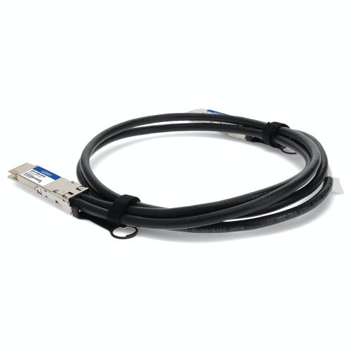 AddOn Networks CAB-D-D-400G-0-5M-AO InfiniBand/fibre optic cable 19.7" (0.5 m) QSFP-DD Black