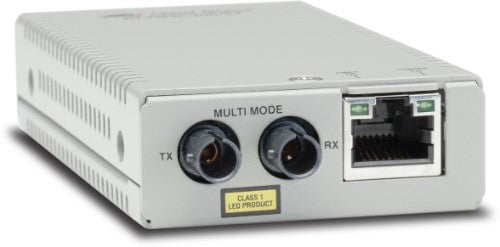 Allied Telesis AT-MMC200/ST-960 network media converter 100 Mbit/s 1310 nm Multi-mode Gray