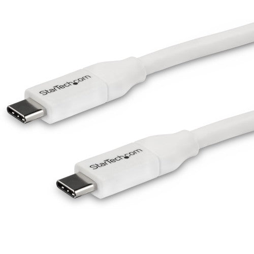 StarTech.com USB2C5C4MW USB cable USB 3.2 Gen 1 (3.1 Gen 1) 157.5" (4 m) USB C 0.48 Gbit/s 100 W White