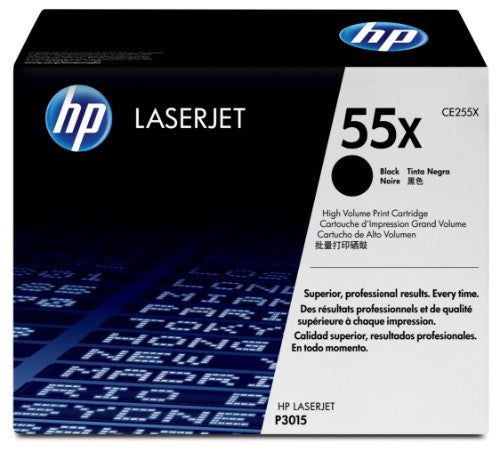 CE255X (55X) Toner black, 12.5K pages
