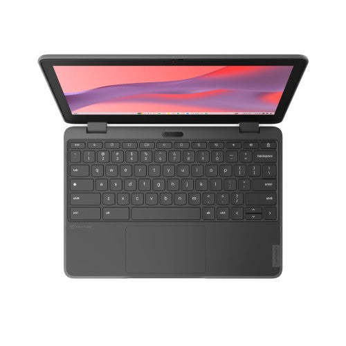 Lenovo 300e Yoga Chromebook Gen 4 MediaTek Kompanio 520 11.6" Touchscreen HD 4 GB LPDDR4x-SDRAM 32 GB eMMC Wi-Fi 6 (802.11ax) ChromeOS English Gray