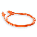 AddOn Networks ADD-1FSLCAT6A-OE networking cable Orange 11.8" (0.3 m) Cat6a U/UTP (UTP)