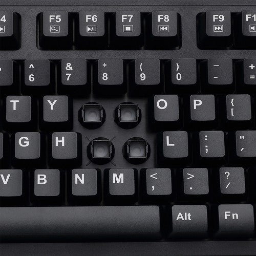 Adesso EasyTouch 630UB keyboard Universal USB QWERTY US English Black