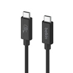 Belkin INZ004BT2MBK USB cable USB4 Gen 2x2 78.7" (2 m) USB C Black