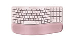 Logitech Wave Keys keyboard Universal RF Wireless + Bluetooth QWERTY English Rose