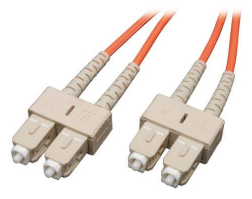 Tripp Lite N506-02M InfiniBand/fibre optic cable 78.7" (2 m) SC Beige, Orange