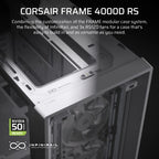 Corsair FRAME 4000D RS Midi Tower White