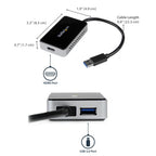 StarTech.com USB32HDEH USB graphics adapter 1920 x 1200 pixels Black
