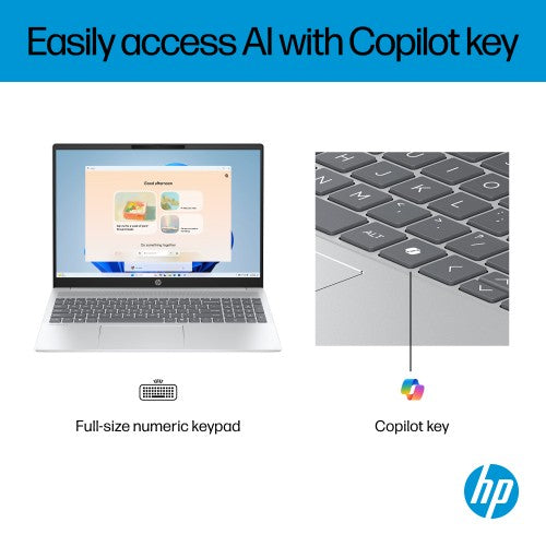 HP OmniBook 5 LaptopAI 16-af1865nr Intel Core Ultra 5 Silver