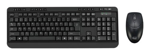 Adesso WKB-1320CB-TAA keyboard Mouse included Home/Office USB US English Black